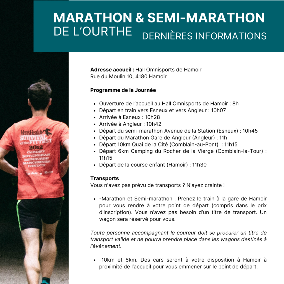 Marathon & Semi-Marathon de l'Ourthe 2024